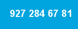 927 284 67 81 927 284 67 81